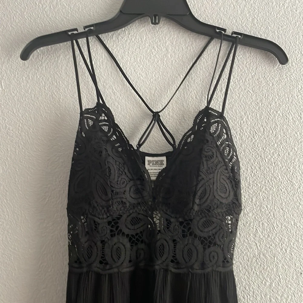 Pink by Victoria’s Secret black mini dress size XS - Picture 3 of 6
